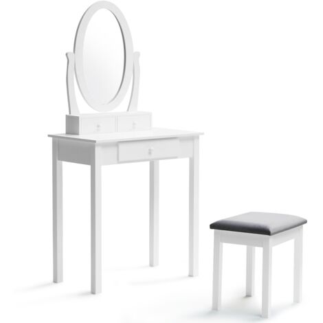 Schminktisch BETTY mit Spiegel und Hocker