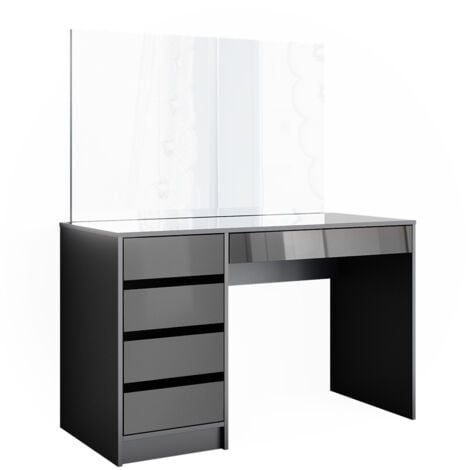 Schminktisch Sherry, Anthrazit, 120 cm, Vicco