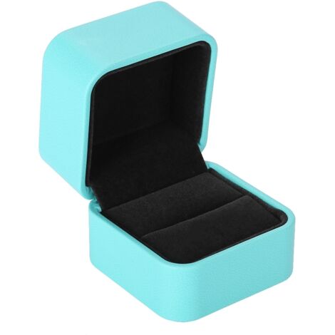 Schmuckaufbewahrungsbox aus Kunstleder – Ringbox als Geschenkaccessoire