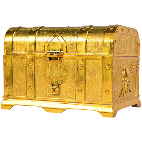 Schmuckaufbewahrungsbox aus Kunststoff im Piratenstil für Make-up und Süßigkeiten