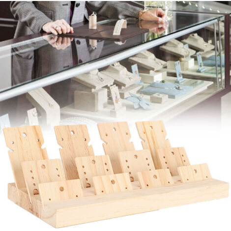 Schmuckständer aus Holz mit Ösen