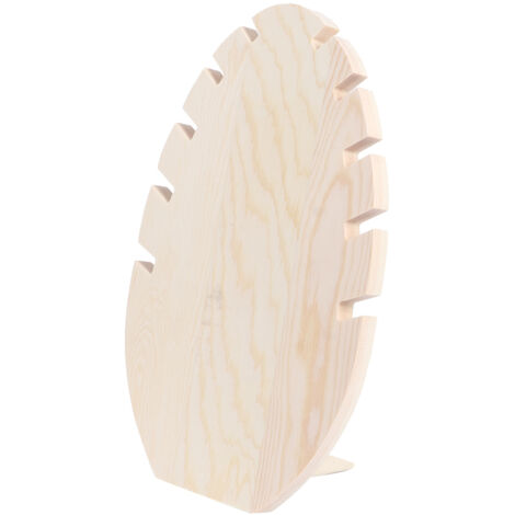 Schmuckständer aus Holz zur Wandmontage für Halsketten, elegantes Aufbewahrungsregal