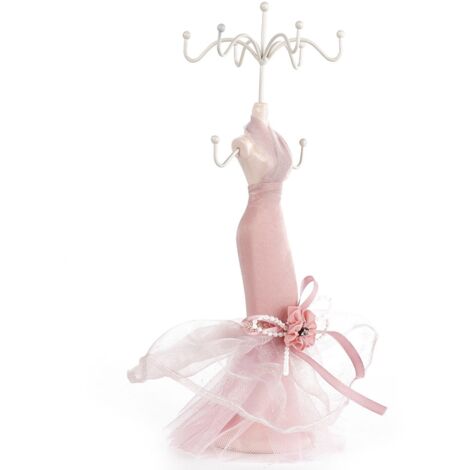 Schmuckständer mit Schaufensterpuppe für Halsketten, Ohrringe, Ringe und High Heels (Ausstellungsmodell)