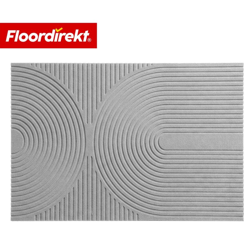 Floordirekt Schmutzfangmatte Circa Grau Wellen 40 X 60 Cm