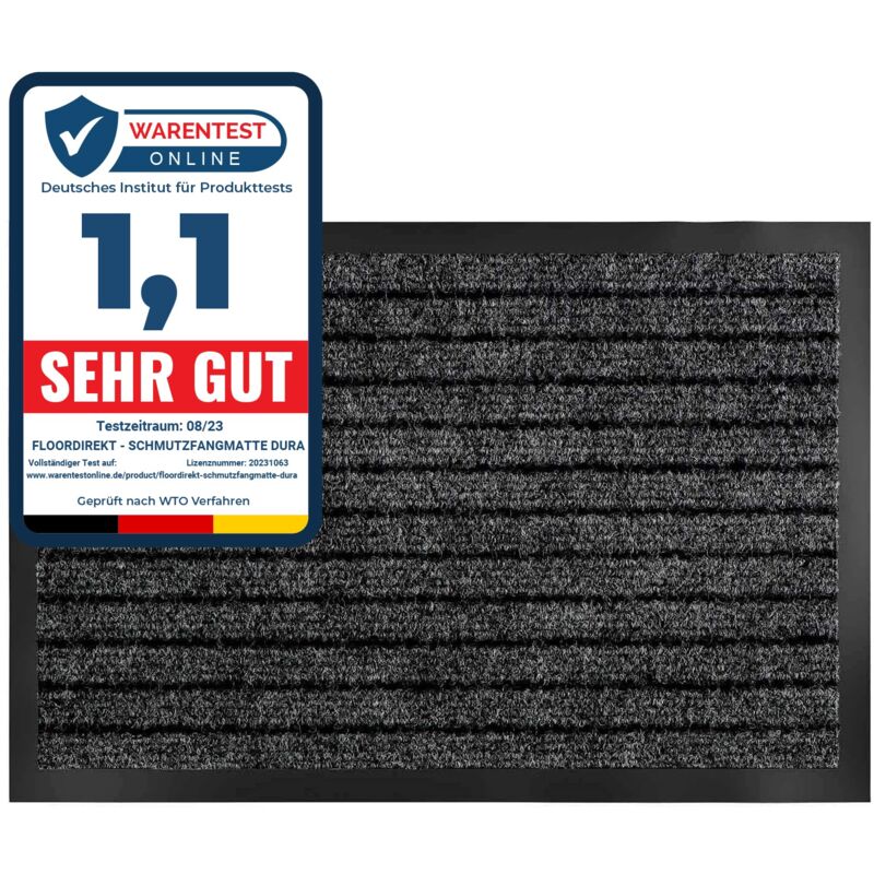 Karat Schmutzfangmatte Dura Anthrazit 100 X 150 Cm