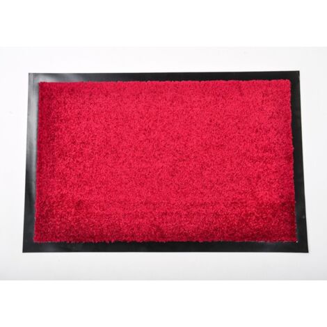 Schmutzfangmatte in verschiedenen Größen & Farben - 60x40 cm, rot