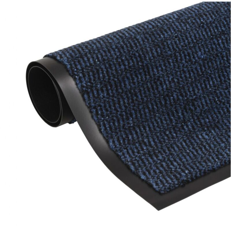 Schmutzfangmatte Rechteckig Getuftet 60x90 Cm Blau Vidaxl