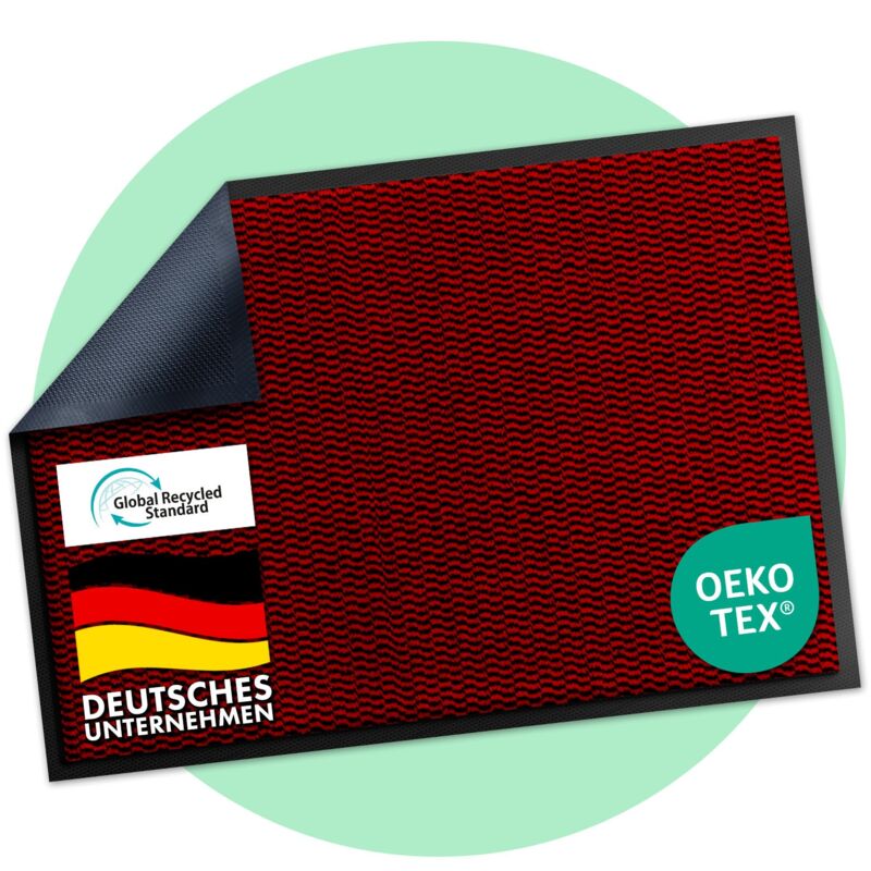Floordirekt - Schmutzfangmatte Sky Novo Mit Einzigartiger Tpe-rückseite Rot 60 X 90 Cm