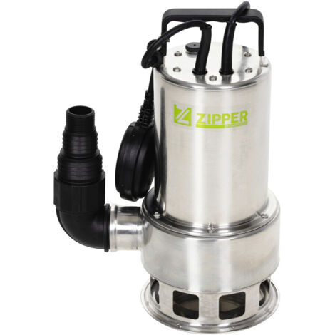 SCHMUTZWASSERPUMPE 1100W TAUCHPUMPE EDELSTAHL ZIPPER ZI-DWP1100N