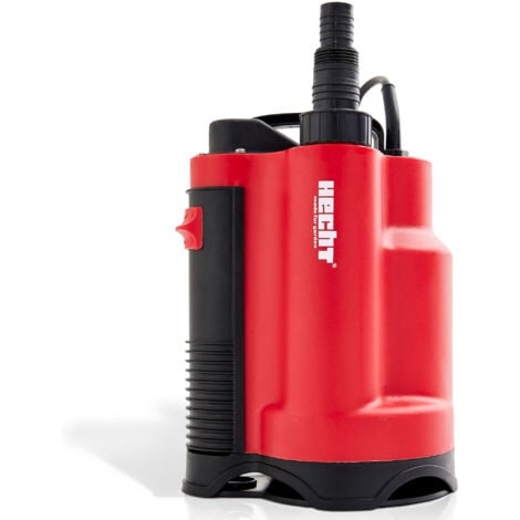 HECHT Schmutzwasserpumpe 1PS 750W Tauch Keller Garten Brunnen Teich Regen Wasser Pumpe