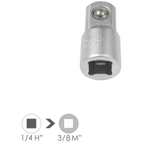 Schneckenadapter 1/4" Innengewinde 3/8" Außengewinde