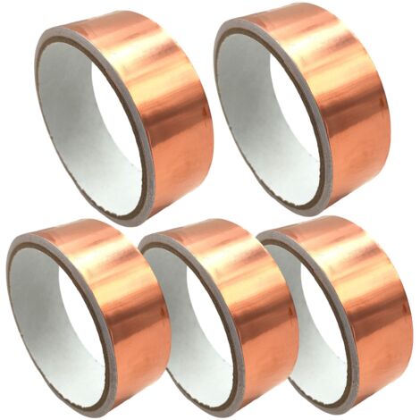 Schneckenband 20m Schneckenband selbstklebend hochwirksam Schneckenabwehr aus Kupfer Kupferband Anti-Schnecken Band