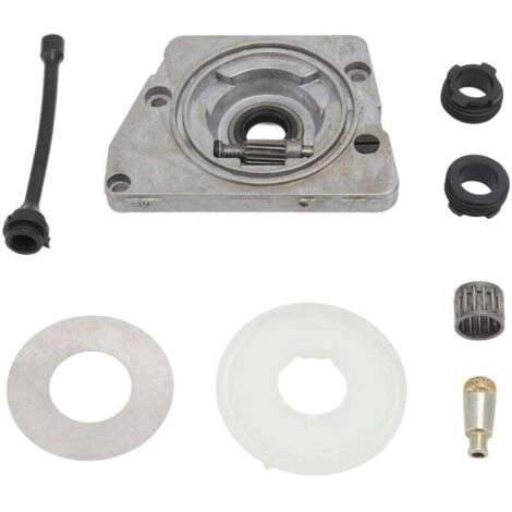 Schneckengetriebesatz, Ölpumpen-Schneckengetriebe-Unterlegscheibensatz, kompatibel mit Husqvarna 61 66 266 268 266XP 268XP 272XP