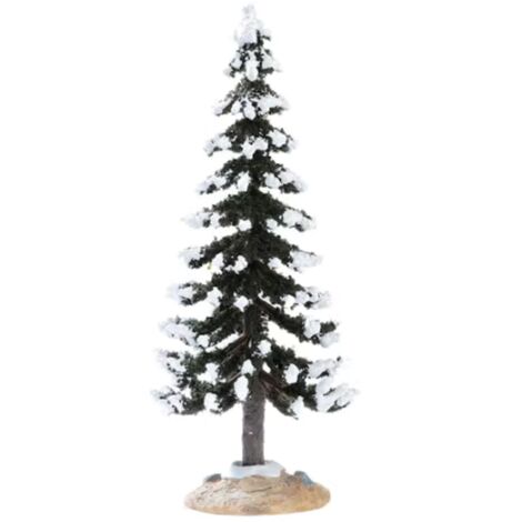 Schneebedeckter, geschichteter Baum