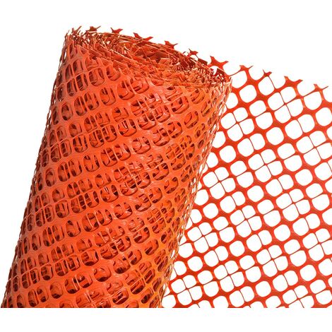 Schneefanggitter Orange --- 1,2m Breite --- (Meterware)