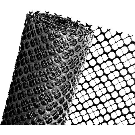 Schneefanggitter Schwarz --- 1,2m Breite --- (Meterware)