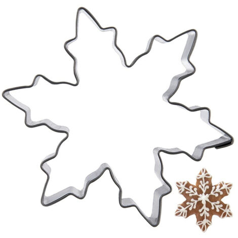 Schneeflocken-Ausstecher aus Stahl 5,5 cm