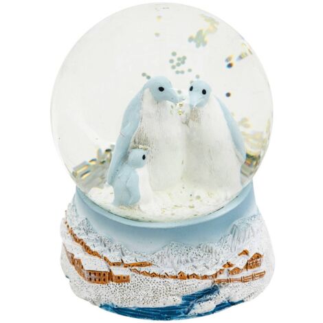 SCHNEEKUGEL PINGUINE 65MM - Feeric lights & christmas