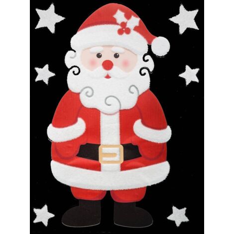 Schneemann-Aufkleber - Weihnachtsmann