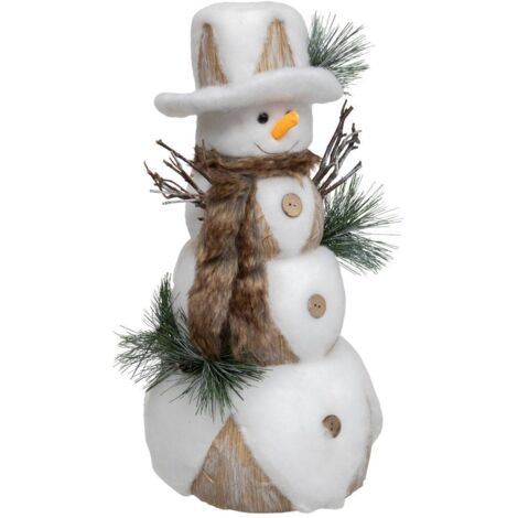 Schneemann, Weihnachtsdeko, Figur 45 cm - Fééric Lights and Christmas