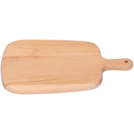 Schneidebrett aus Buchenholz für Grill, Pizza, Gemüse und Obst – 26,5 x 16 x 1,5 cm