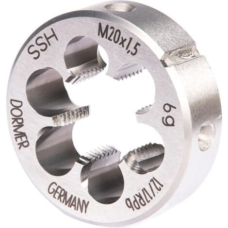 Schneideisen MF-Metric fine 20x1.5mm HSS 6g