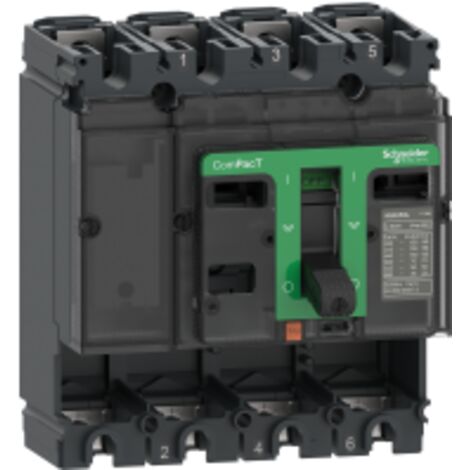 SCHNEIDER 100A 4P 50kA 690V AC Châssis de base avec commande par levier