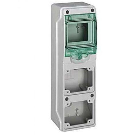 SCHNEIDER 13176  Mini box KAEDRA per prese industriali 98x310mm con 4 moduli