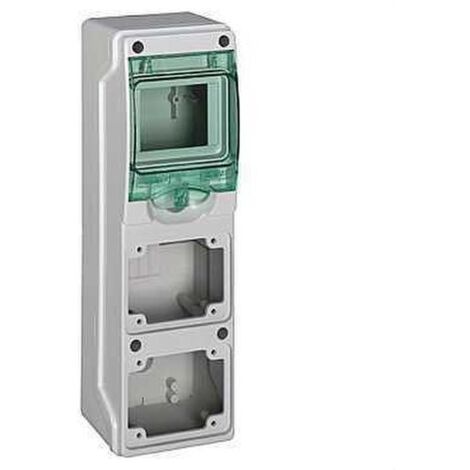 SCHNEIDER 13176 Mini coffret KAEDRA pour prises industrielles 98x310mm avec 4 modules