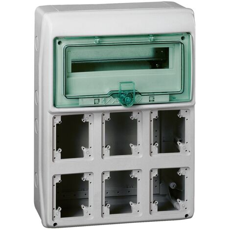 SCHNEIDER 13181 Coffre KAEDRA 12 + 1 module 6 ouverture 90x100