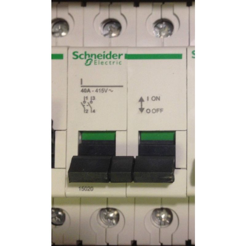 

Schneider 15020 2p interruptor 40a 380 / 415V