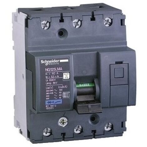 Schneider 18886 Disjoncteur 3P 63A Acti9 NG125LMA