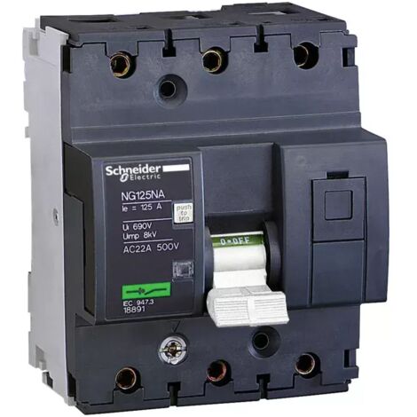 Schneider 18889 Trennschalter NG125NA - Acti9 - 3P - 63A