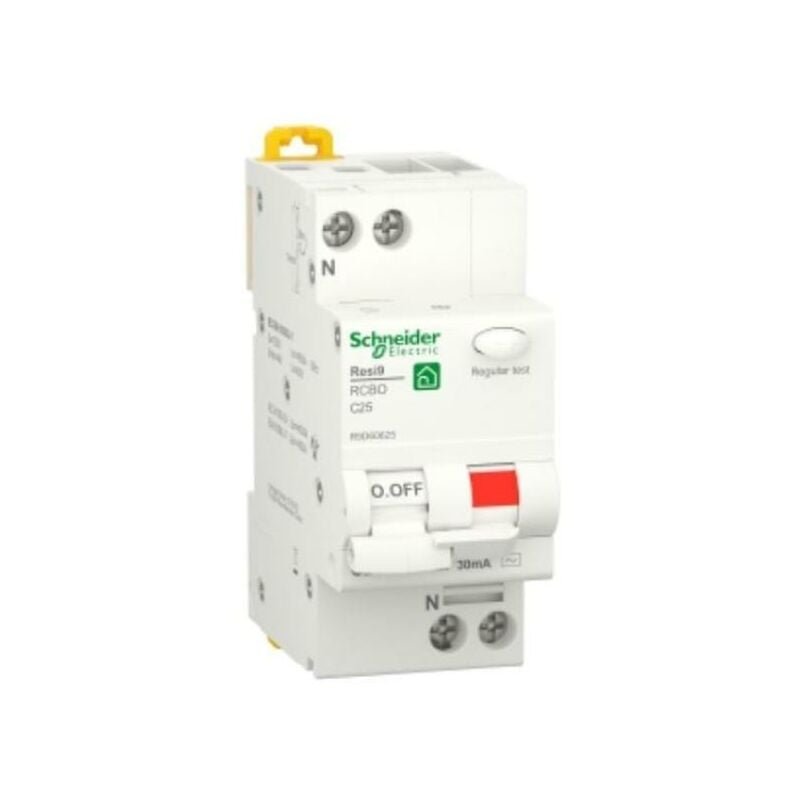 Disjoncteur à courant résiduel 1p+n 25a- r9d60625 - Schneider Electric