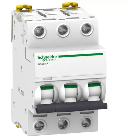 Schneider A9F90310 Leistungsschalter mit Sofortauslösung 10 A - 3P - iC60L - Kurve MA