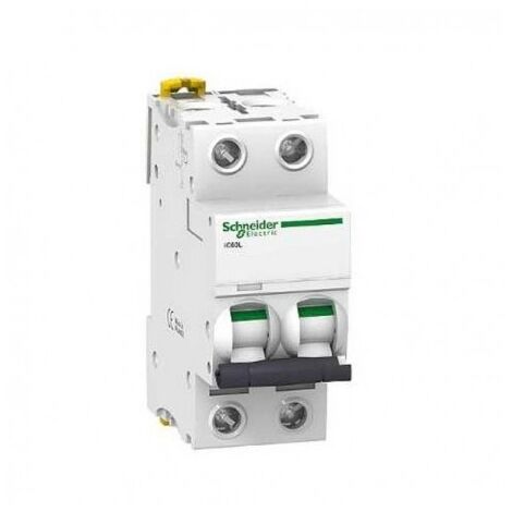 Schneider A9F95210 Interruptor automático 10 A - Acti9 - iC60L - 2P - Curva K