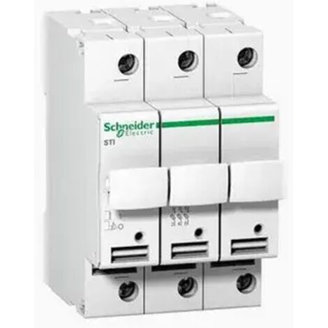 SCHNEIDER A9N15656 - Portafusibile 3P 25A 10.3X38 1 modulo