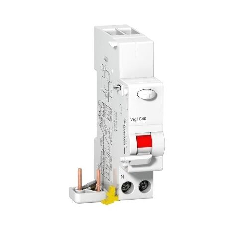Schneider A9N19460 Interruttore differenziale VIGI DT40 1P+N 25A 30 ASI
