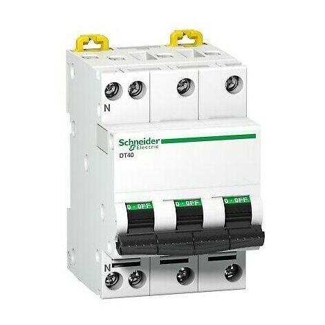 Schneider A9N21075 Disyuntor 3P+N 16A curva D Prodis dt40