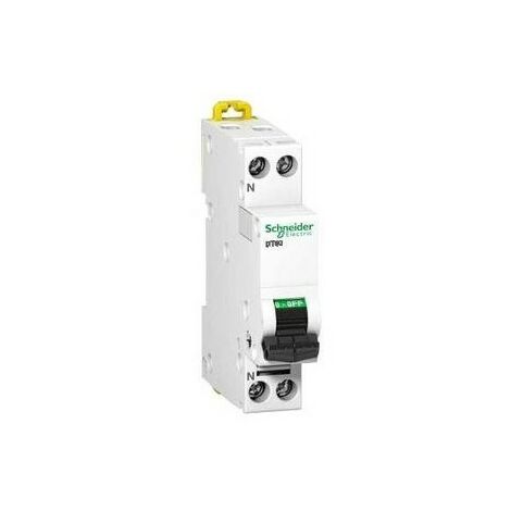 Schneider A9N21378 Disjoncteur 1P+N 25A courbe d Prodis DT40N