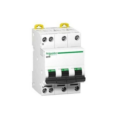 Schneider A9N21405 Disyuntor 3P+N 10A curva C Prodis DT40N