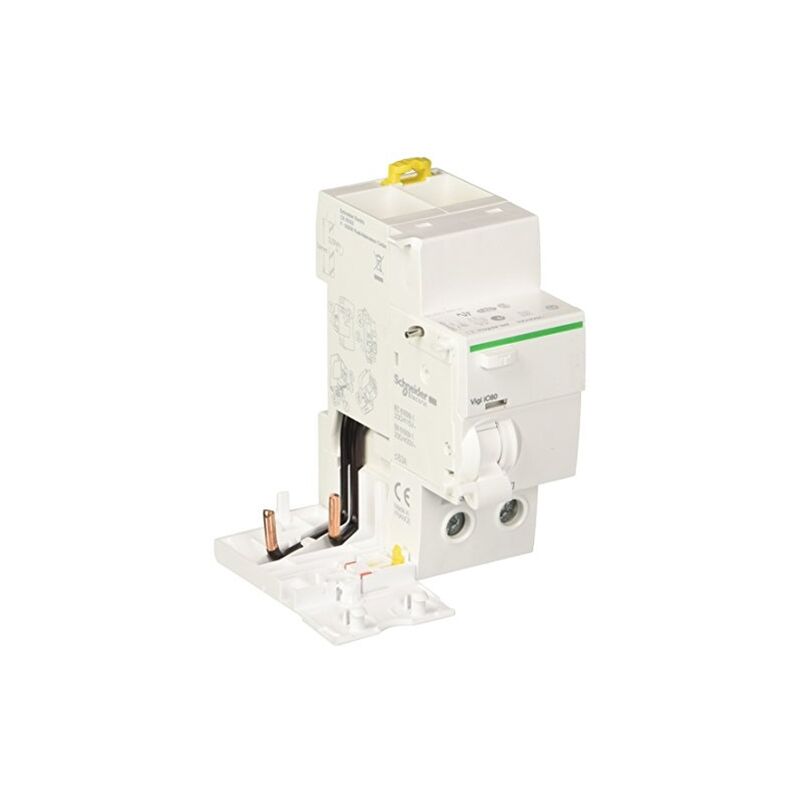 Schneider A9 V44263 vigi IC60 2P 63 a 300 ma ac à courant résiduel disjoncteur, blanc