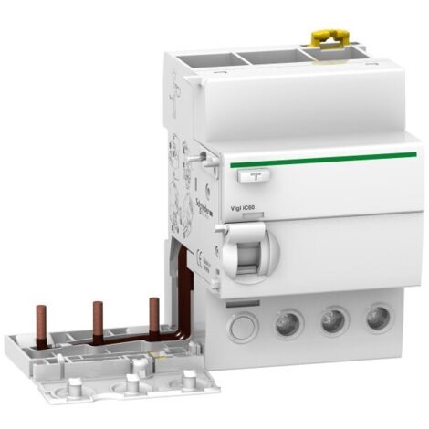Schneider A9V81363 Acti9 vigi ic60 Bloc différentiel - 3p - 63a - 30ma - type ac - 230v