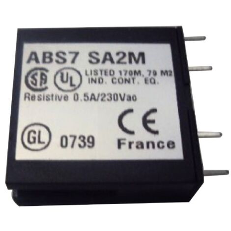 SCHNEIDER ABS7SA2M Relais St.Sor.24 240Vac 0.5A Pas 10Mm