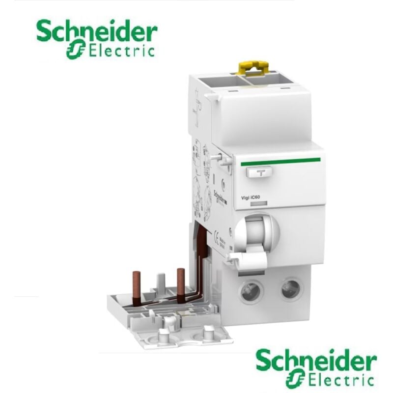 Schneider Electric - Bloc différentiel Vigi 2P 63A 30mA type ac schneider Acti9 iC60