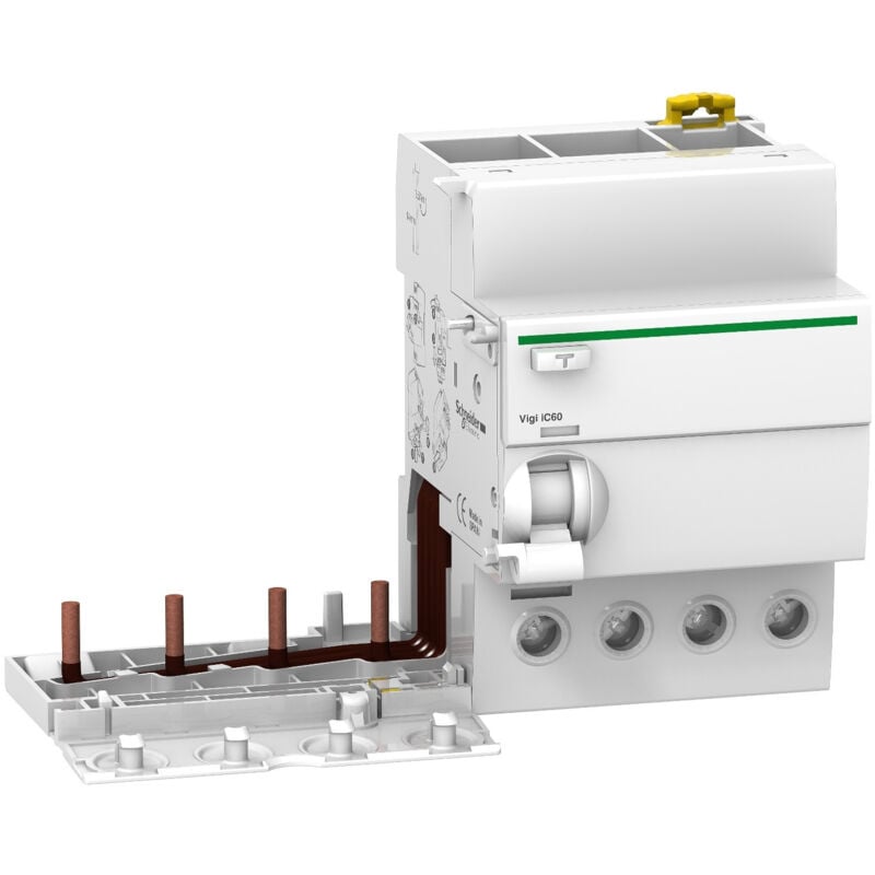 Schneider - A9V41440 - Bloc différentiel 30mA 4P 40A type ac Vigi iC60