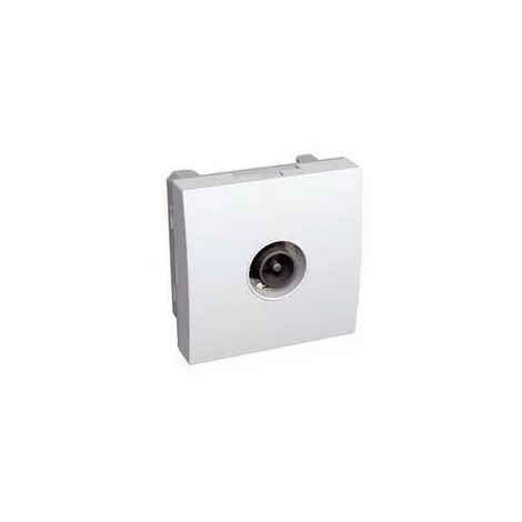 Schneider ALB45311 Prise TV simple Blanc
