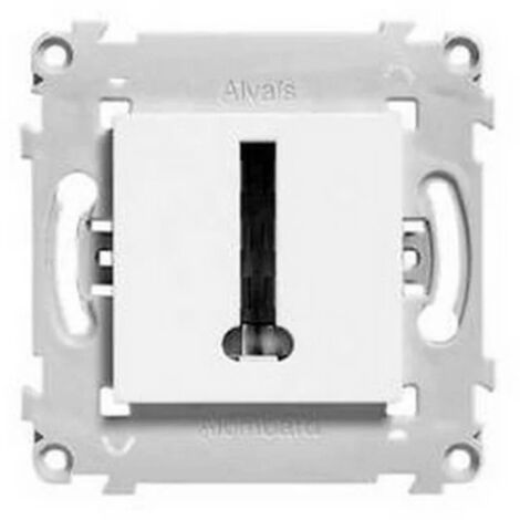 Schneider ALB81066 - Toma conector telefónico 8 pines en T blanco sin placa ALVAIS