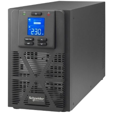 Schneider – Alimentation sans interruption UPS 1000VA – Tension 230V – Puissance 800W – Double conversion en ligne – Protection contre surtensions