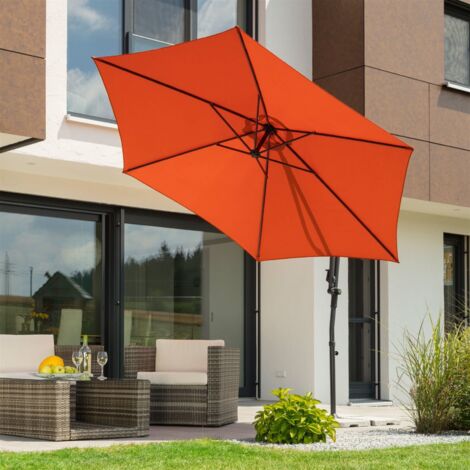 Schneider Ampelschirm Genua terracotta Ø 300 cm Ampelschirm